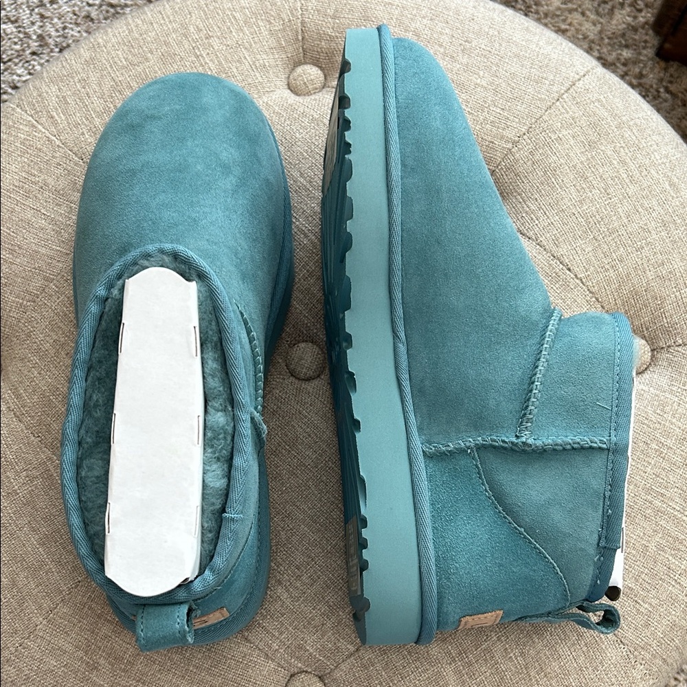 NWT UGG Women’s Classic Ultra Mini (no box)—Size 9–Deep Ice